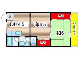 高倉 ハイツの物件間取画像